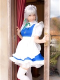 cosplay美女套图 c77 Sakuya Izayoi　白丝假发扮相(1)(78)